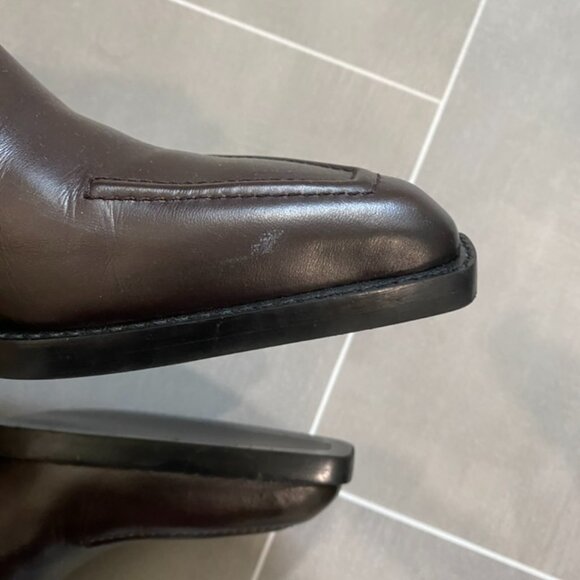 Massimo Dutti Moc toe heeled ankle boots - Picture 4 of 10